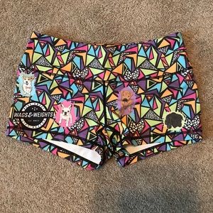 Wags and Weights Workout Shorts